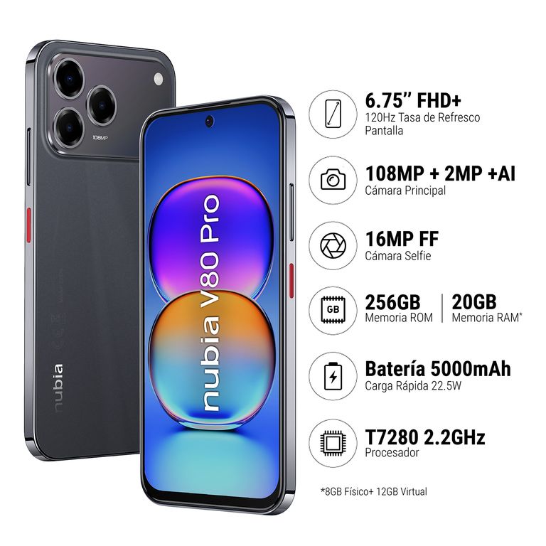 Nubia V80 Pro 8+256GB SS
