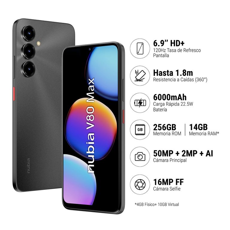 Nubia V80 Max 4+256GB SS