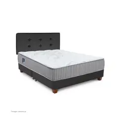 DRIMER - Dormitorio Americano Pocket Novo King Alfa Gris