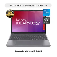 LENOVO - Laptop Ideapad Slim 3i Intel Core I5 24gb Ram 512gb Ssd 15.3" Wuxga 13va Gen