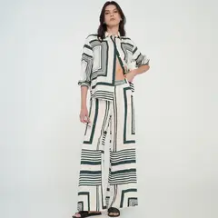 NAF NAF - Pantalón Palazzo Mujer