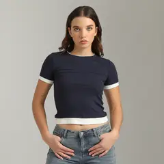 DENIMLAB - Top Manga Corta Mujer