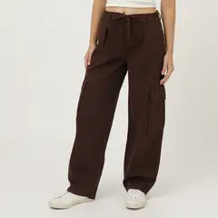 SYBILLA - Jean Baggy Tiro Medio Mujer