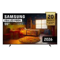 SAMSUNG - Televisor 55'' Mini LED M80H Vision AI Smart TV (2026)