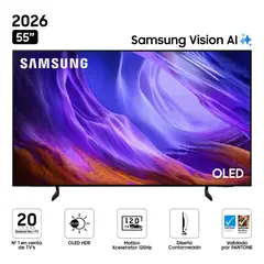 SAMSUNG - Televisor 55'' OLED S85H Vision AI Smart TV (2026)