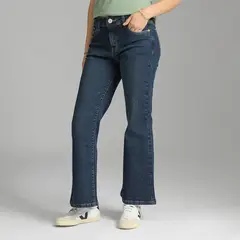AMERICAN ABBEY - Jean Bootcut Tiro Medio Mujer