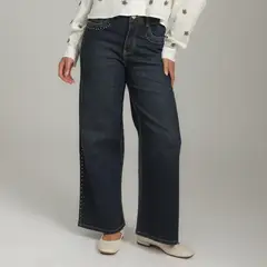 DOO AUSTRALIA - Jean Wide Leg Tiro Alto Mujer