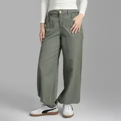 AMERICAN ABBEY - Pantalón Tiro Alto Mujer