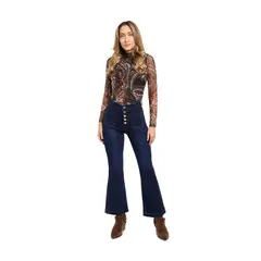 VRP BY VIVIANA RIVAS PLATA - Jean Flare Tiro Medio Mujer