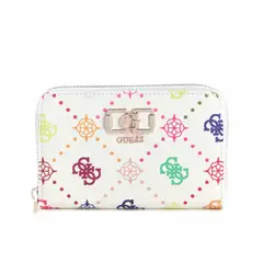 GUESS - Billetera Emelie Logo Med Zip Around