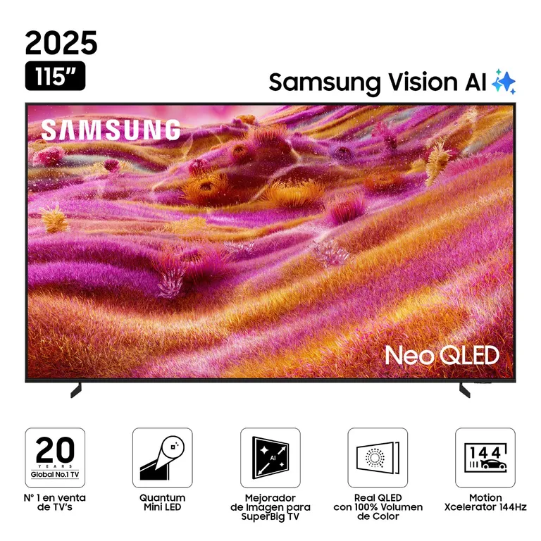 Televisor 115" Neo QLED QN90F Vision AI Smart TV (2025)