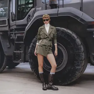 SYBILLA - Trench Mujer
