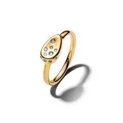 PANDORA - Anillo Sello Engastado