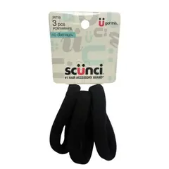 SCUNCI - Elastic Ponywrap Black
