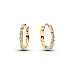 PANDORA - Aretes de Aro Mini Onda Dorado