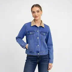 KANSAS - Casaca Denim Mujer