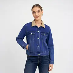 KANSAS - Casaca Denim Mujer