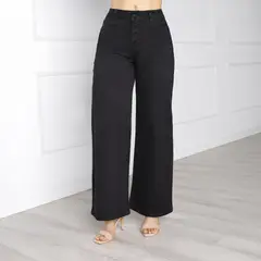 KANSAS - Jean Wide Leg Tiro Medio Mujer