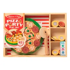 MELISSA & DOUG - Juego de Pizza de Madera
