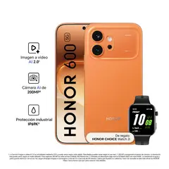 HONOR - Honor600 8+512GB Naranja+2i