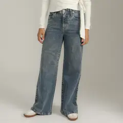 DOO AUSTRALIA - Jean Wide Leg Tiro Medio Mujer