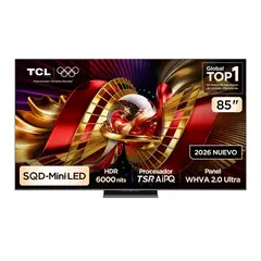TCL - Televisor 85" SQD-Mini LED 4K 85C8L Google Tv Smart Tv
