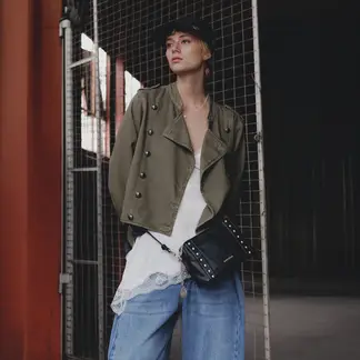 SYBILLA - Casaca Denim Mujer