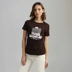 AMERICAN ABBEY - Polo Snoopy Mujer