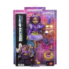 MONSTER HIGH - Muñeca Look Monstruoso Clawdeen Wolf 4+