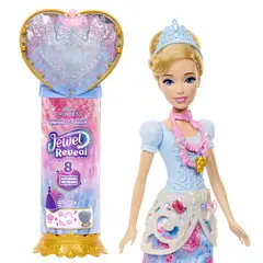 PRINCESS - Muñeca Reveal Cenicienta Sorpresa 3 años+ Princesa Disney