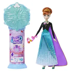PRINCESS - Muñeca Reveal Anna Sorpresa Vestido 3 años+ Frozen Disney