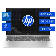 HP - Laptop 15-fd0333la Intel Core 3 8 GB RAM 512 GB SSD 15.6" Táctil FHD