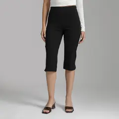 SYBILLA - Pantalón Capri Tiro Medio Mujer