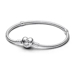 PANDORA - Brazalete con Broche de Coraz?
