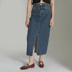 BASEMENT - Falda Denim Mujer
