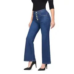 VRP BY VIVIANA RIVAS PLATA - Jean Flare Tiro Medio Mujer