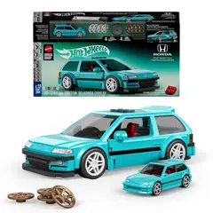 MATTEL - Auto De Construcción Hot Wheels Speed Honda Ef 1990 Brick Shop