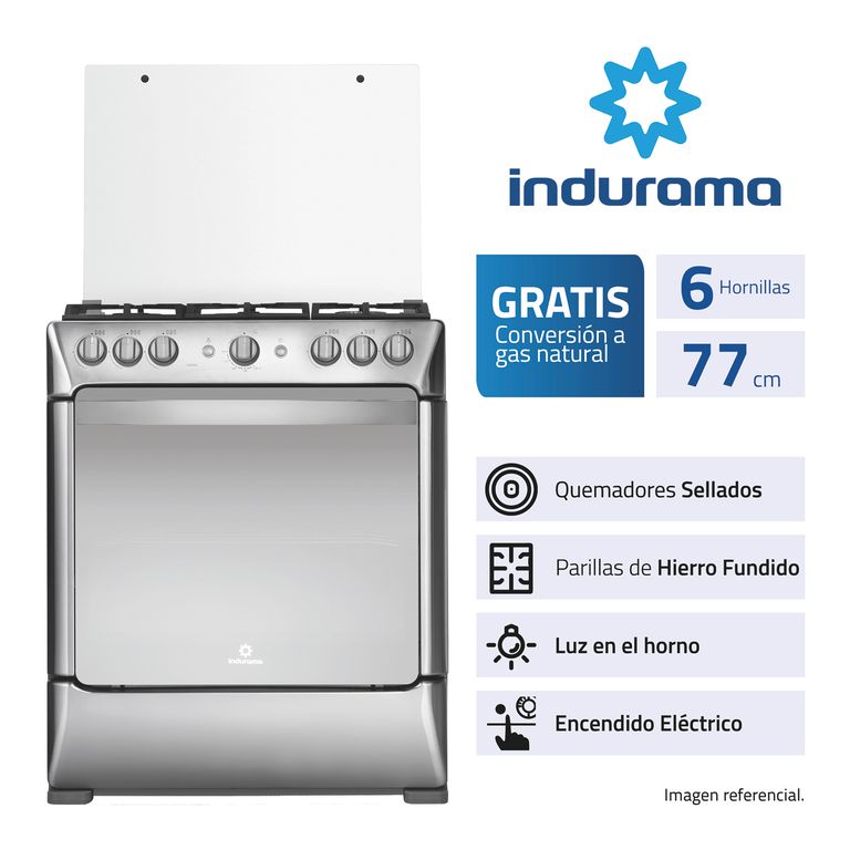 Cocina PARMA Zafiro 6 Hornillas