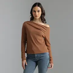 SYBILLA - Chompa Off Shoulder Mujer