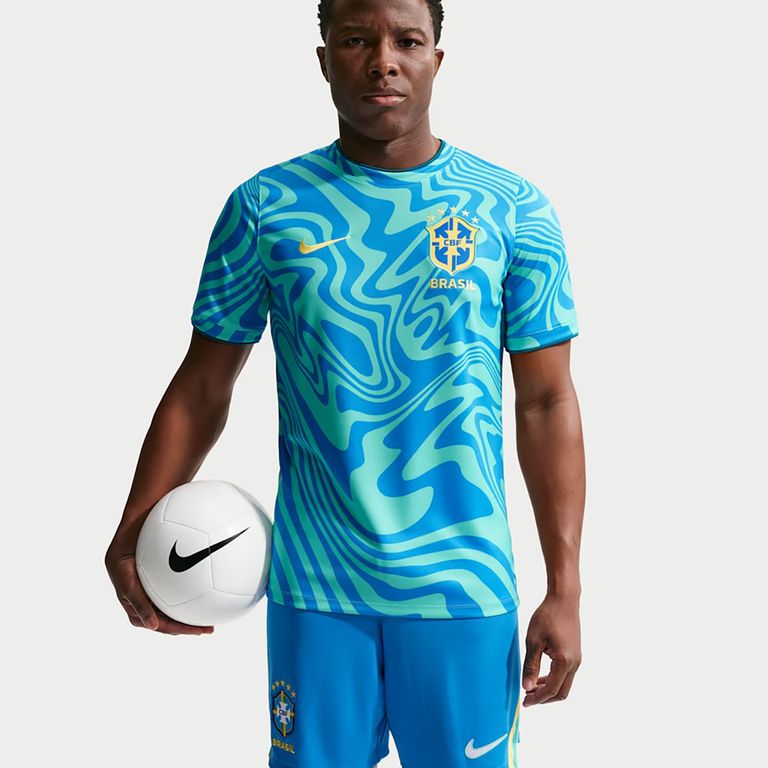 Camiseta Fútbol pre-Match Brasil 2026 Hombre