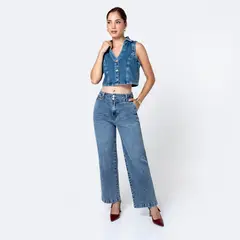 Pionier - Chaleco Denim Mujer