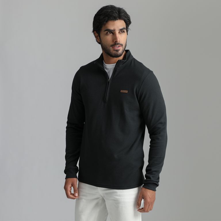 Polo Half Zip Hombre