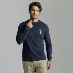 HUNTINGTON - Polo Estampado 100% Algodón Hombre