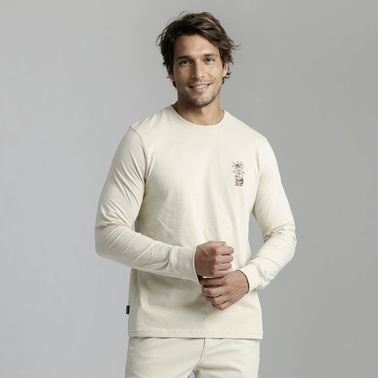 Polo Estampado 100% Algodón Hombre