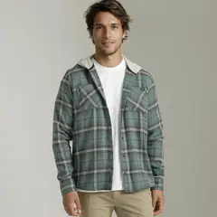 HUNTINGTON - Camisa 100% algodón Hombre