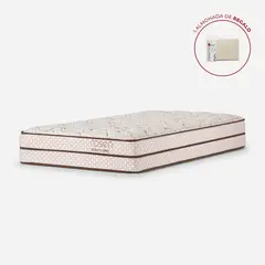 ROSEN - Colchón Autonomy Land 1.5Plz + 1 Almohada Memory Max Esencial