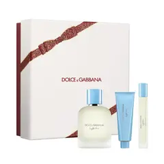 DOLCE&GABBANA - Set Light Blue Pour Homme EDT 100 Ml + Shower Gel 50 Ml + Mini 10 Ml