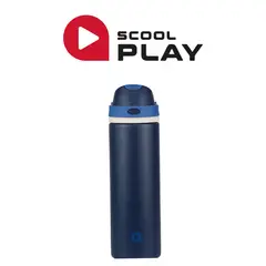 SCOOL PLAY - Play termo tomatodo acero gd 750ml doble toma azul