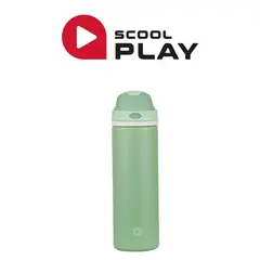 SCOOL PLAY - Play termo tomatodo acero gd 750ml doble toma verde