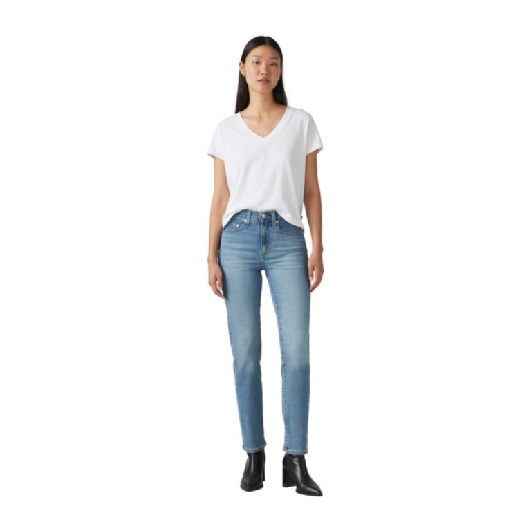 Jean 724 Straight High Rise Mujer